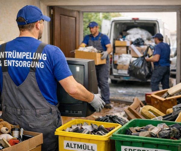 Gründliche Entrümpelung und Entsorgung von Altlasten in Berlin.